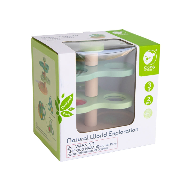 CLASSIC WORLD Microscoop 2-in-1 vergrootglas voor kinderen die de natuurlijke wereld verkennen
