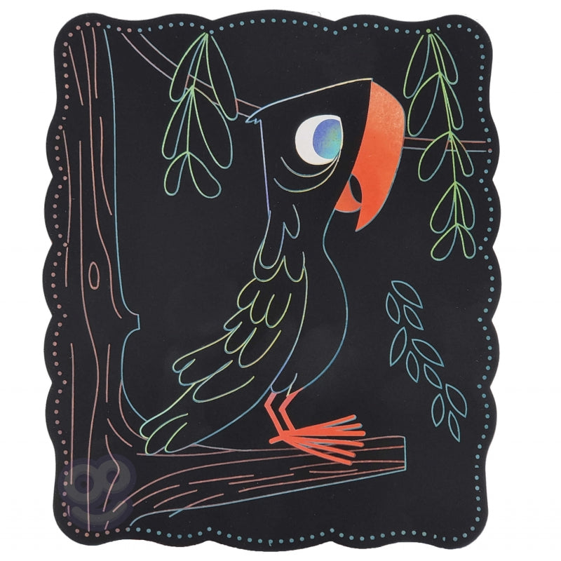 WOOPIE ART&FUN Krasschilderijen voor Kinderen 7 stuks