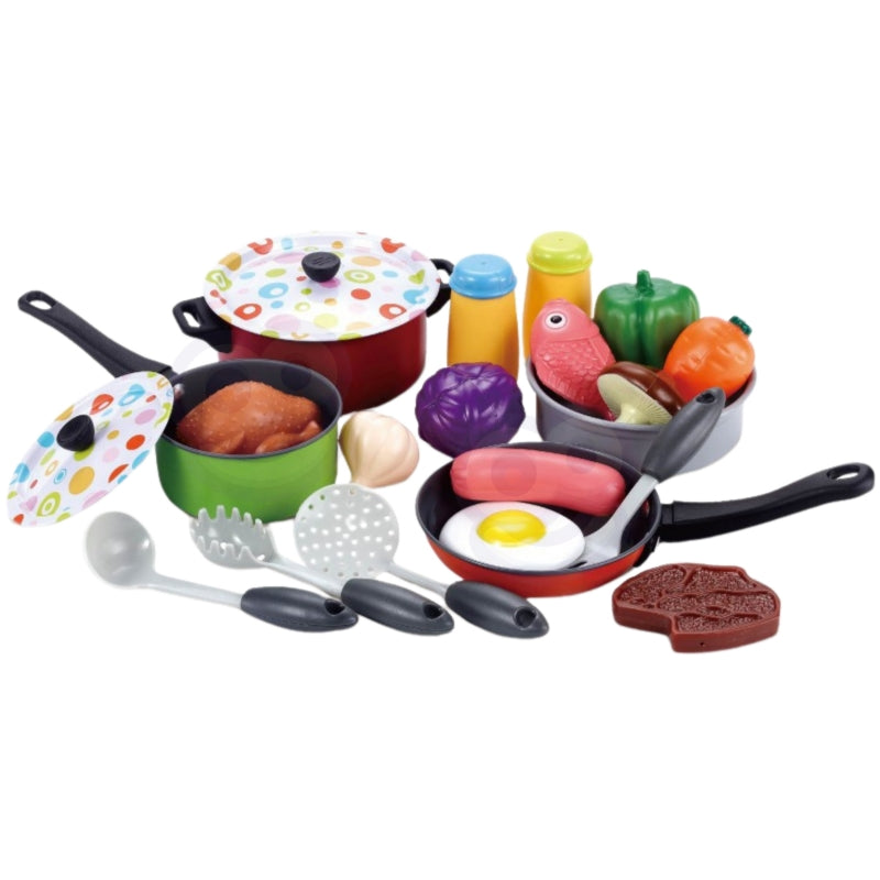 WOOPIE XXL Speelgoed Keuken set - Chef -  Keukentoebehoren en Accessoires – 22 stuks