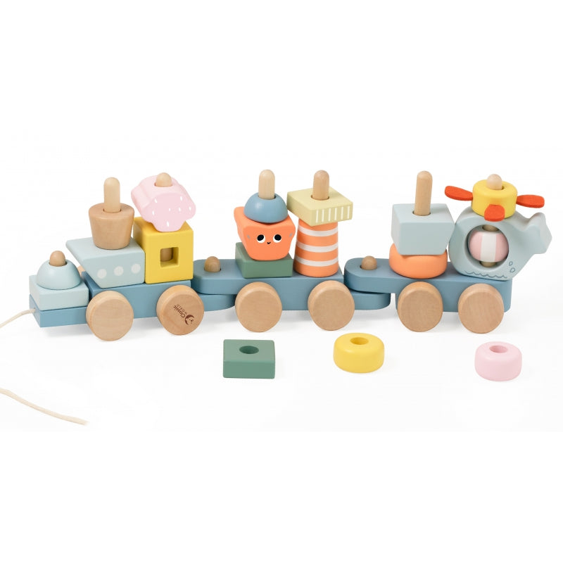 CLASSIC WORLD Houten trein in oceaan thema