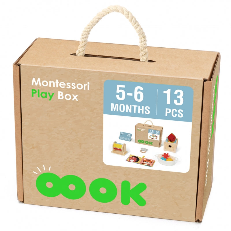 TOOKY TOY Baby Speelbox 6-in-1 voor baby's tussen de  5-6 Maanden