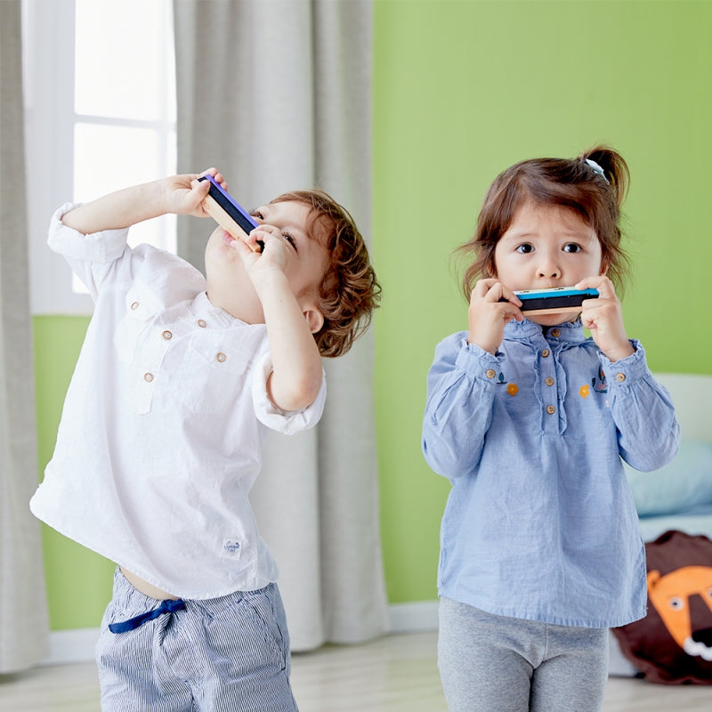 CLASSIC WORLD Houten Mondharmonica voor Kinderen - 1 stuk