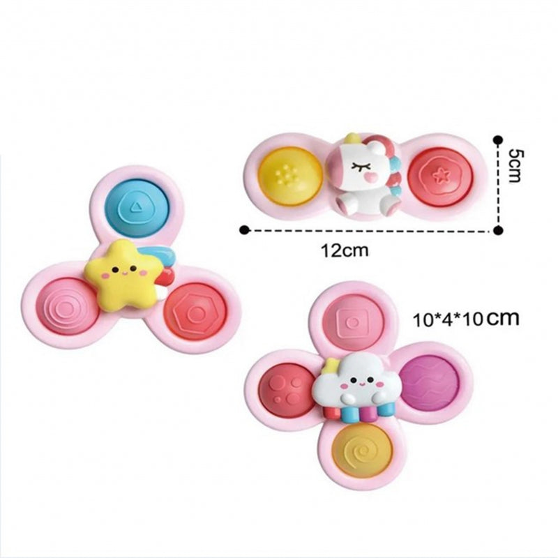 WOOPIE Fidget Spinner Pop-it  Kosmische, 3 Verwisselbare Stuks, Roze