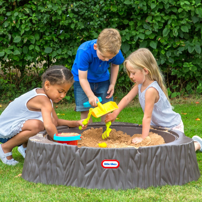 Little Tikes Grote Boomstam Zandbak met Afdekking