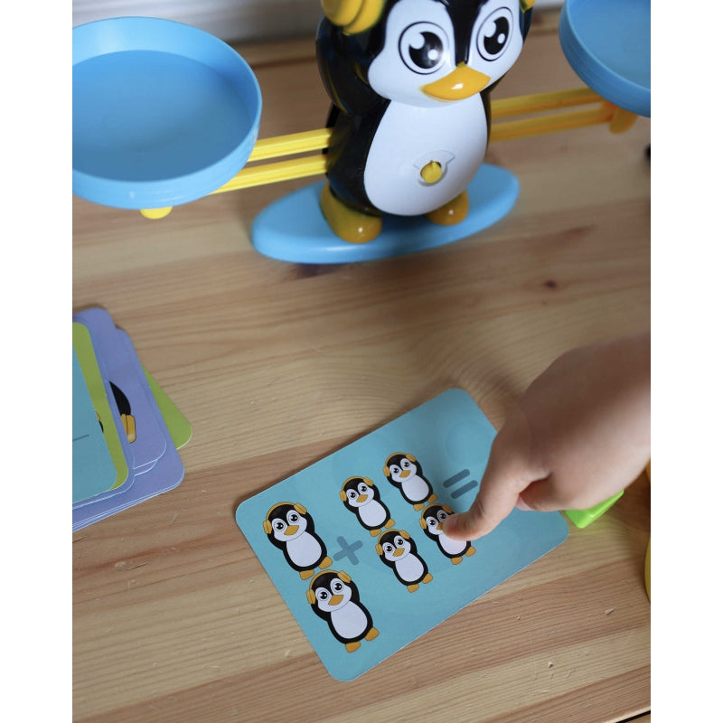 WOOPIE Speelgoed Weegschaal Pinguïn - Balanceer Schaal - Leer Rekenen