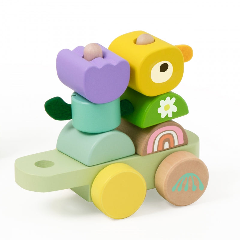 CLASSIC WORLD Houten Rups speelgoedtrein