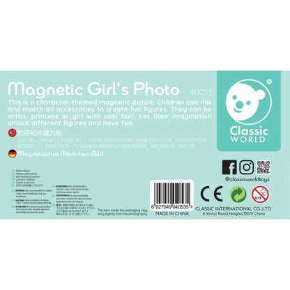 CLASSIC WORLD Magnetische Puzzel Prinsessen – 44 stuks