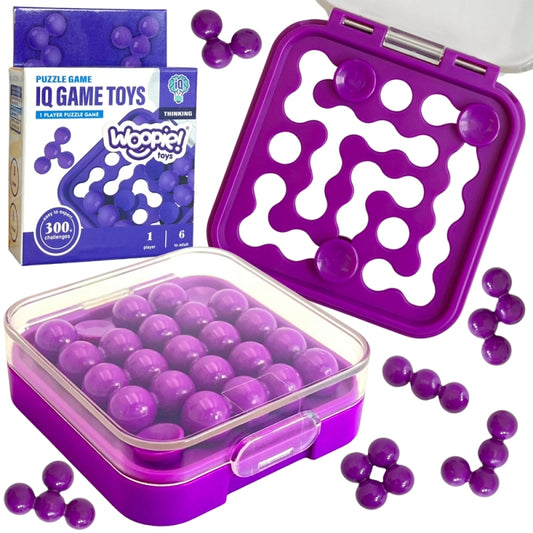 WOOPIE IQ Puzzel spel - Reiseditie - 2D en 3D - 300 unieke uitdagingen