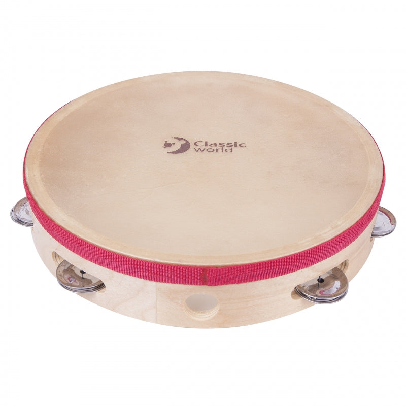 CLASSIC WORLD Tamboerijn Muziekinstrument - 25 cm