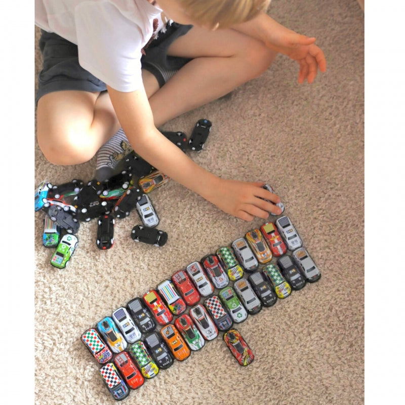 WOOPIE Speelgoed Raceauto Set,  50 diverse speelgoed Auto’s in Doos