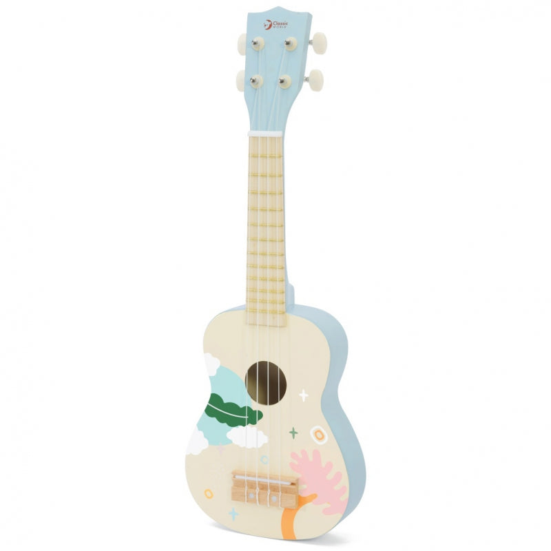 CLASSIC WORLD Houten Gitaar voor Kinderen - Blauw