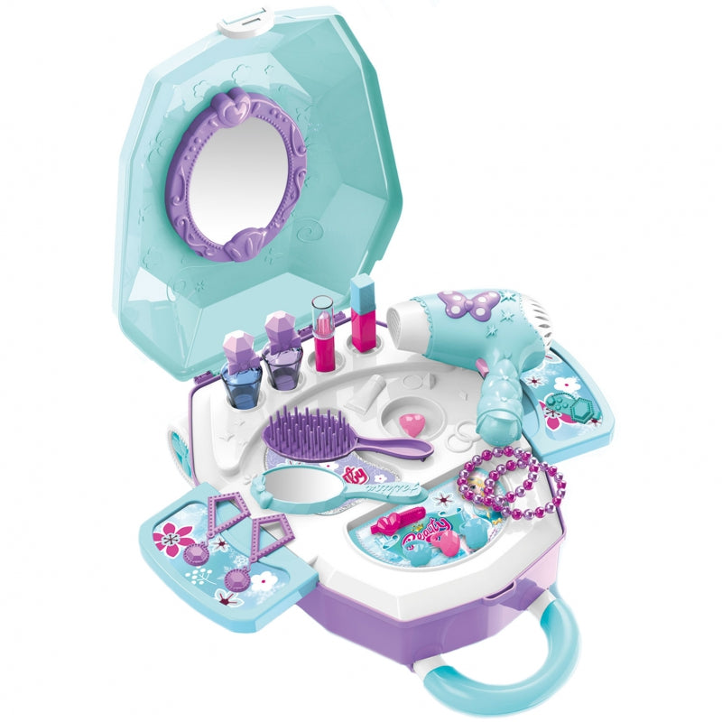 WOOPIE 2-in-1 Speelgoed Schoonheidssalon in een Koffer