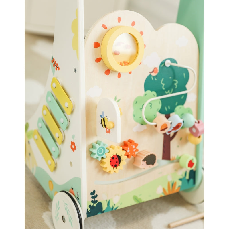 CLASSIC WORLD Houten Multifunctionele Duwwagen 8-in-1