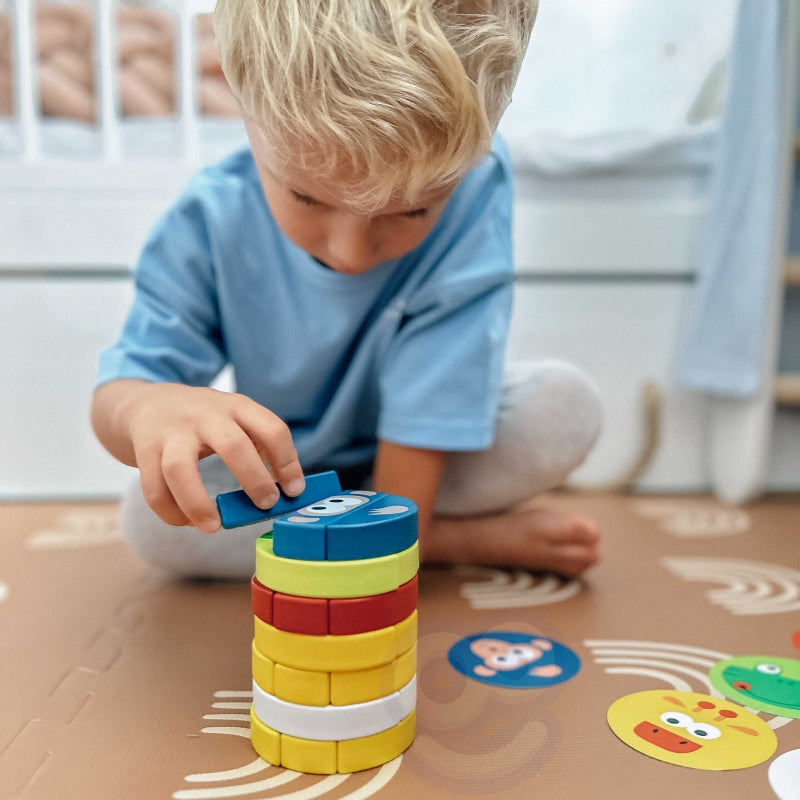 TOOKY TOY  Blokken Dieren Behendigheidsspel - FSC-certificaat
