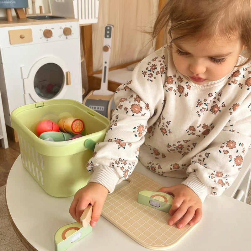 TOOKY TOY Houten Groenten & Fruit Speelgoedeten Set