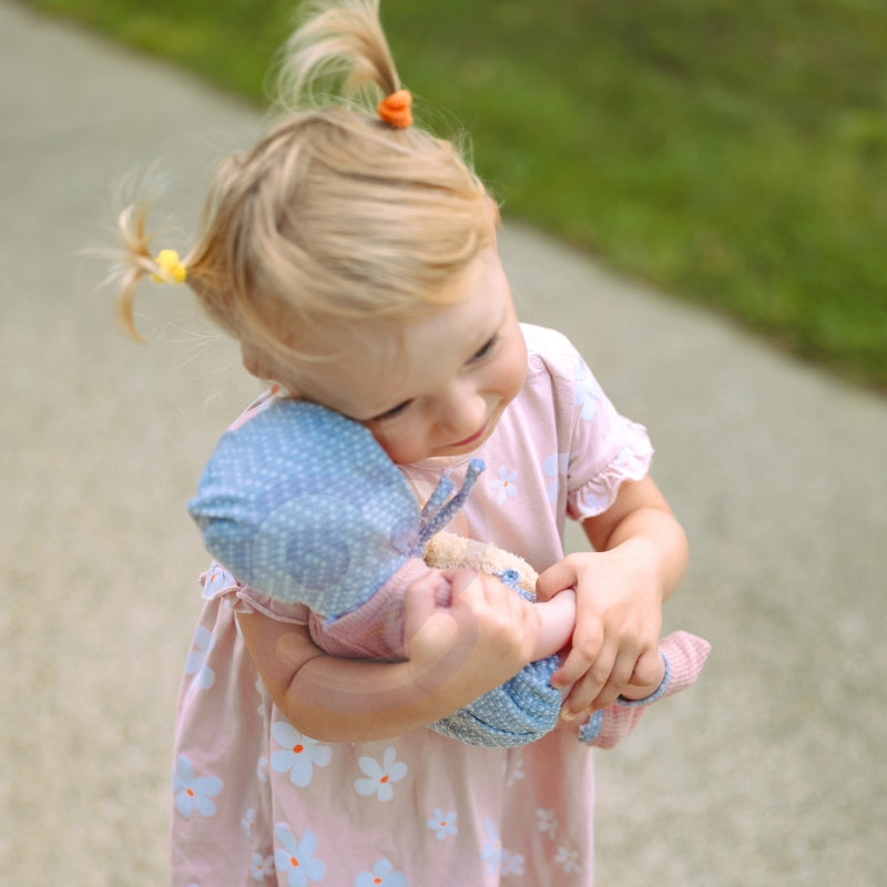 WOOPIE Baby pop 36 cm in kleding met Teddy Beer en eet Accessoires