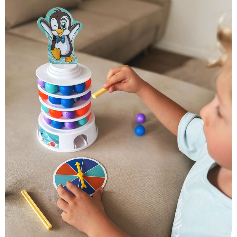 WOOPIE Pinguïn op de Toren Behendigheidsspel