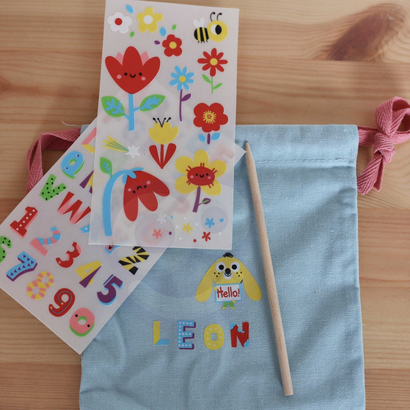 WOOPIE ART&FUN Creatieve Set Magische Handtas + Stickers voor Decoratie – meer dan 109 stuks (SET VAN 10 STUKS)