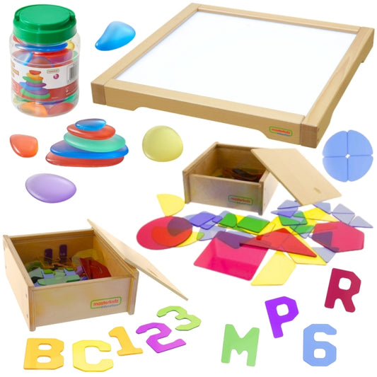 MASTERKIDZ LED Sensorische Box Paneel + Accessoiresset