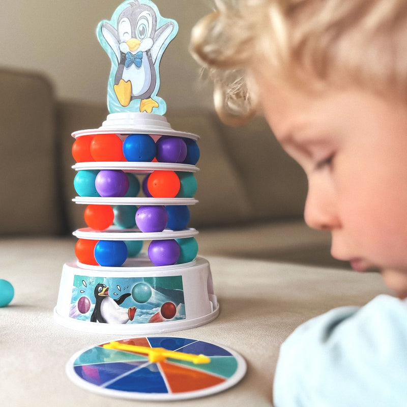 WOOPIE Pinguïn op de Toren Behendigheidsspel