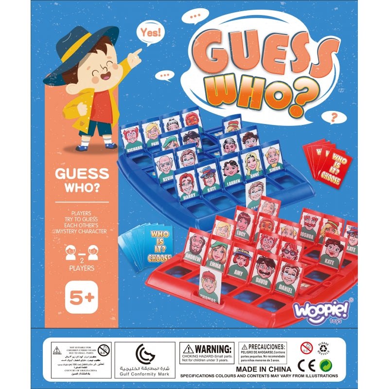 WOOPIE Wie is het spel - Raad de persoon van je tegenstander