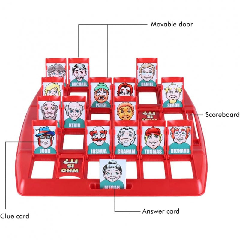 WOOPIE Wie is het spel - Raad de persoon van je tegenstander