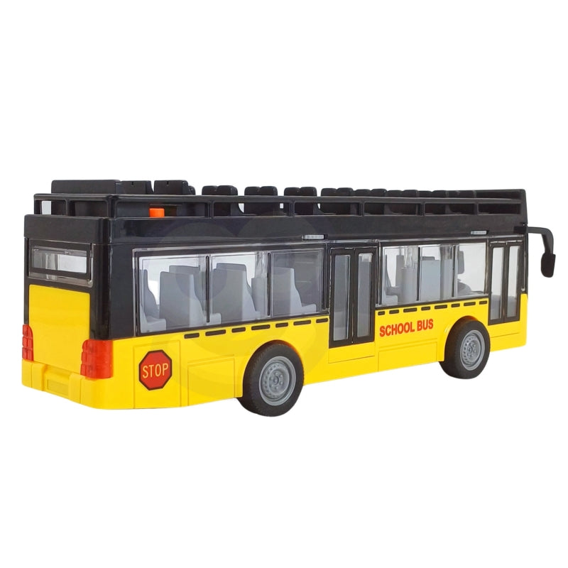 WOOPIE Speelgoed Bus met Licht en Openende Deuren
