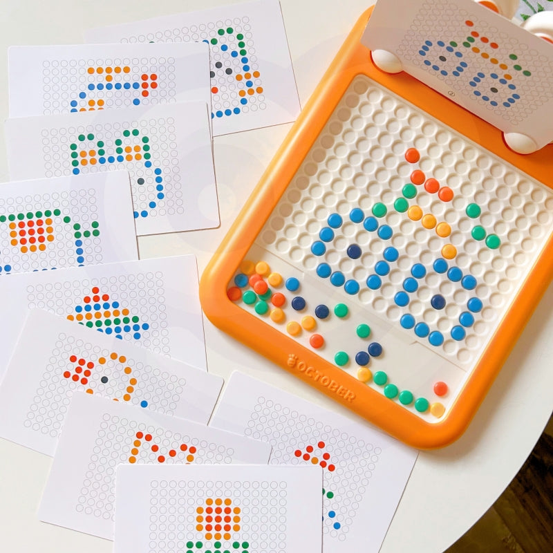 WOOPIE Magnetisch Tekentablet MagPad met  Konijn en Wortel - Montessori speelgoed