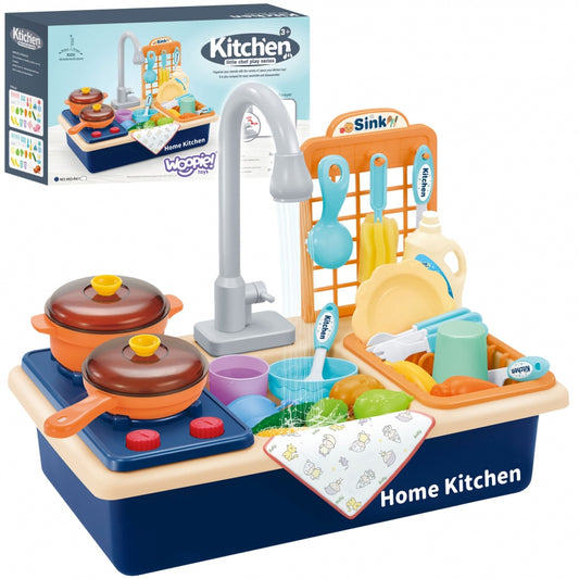WOOPIE  2-in-1 Speelgoed kinderkookset met gootsteen