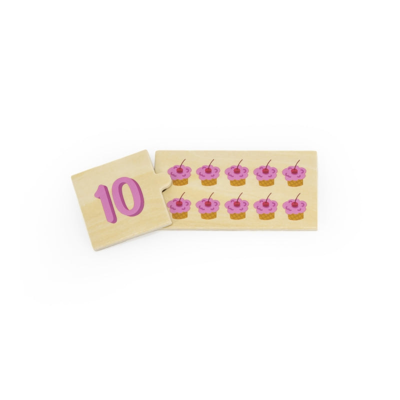 VIGA Houten Memorie Puzzelset