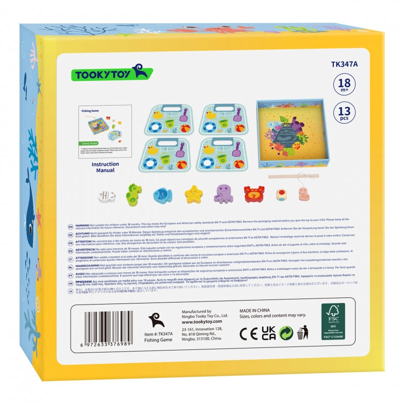 TOOKY TOY Vissen Vangen Behendigheidsspel