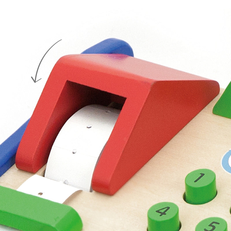 VIGA Houten Speelgoed Kassa met Scanner + Accessoires