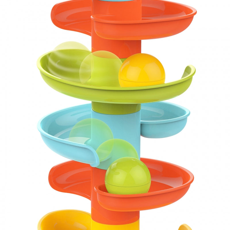 WOOPIE Spiraalbaan voor Baby met 6 ballen - Thema leeuw