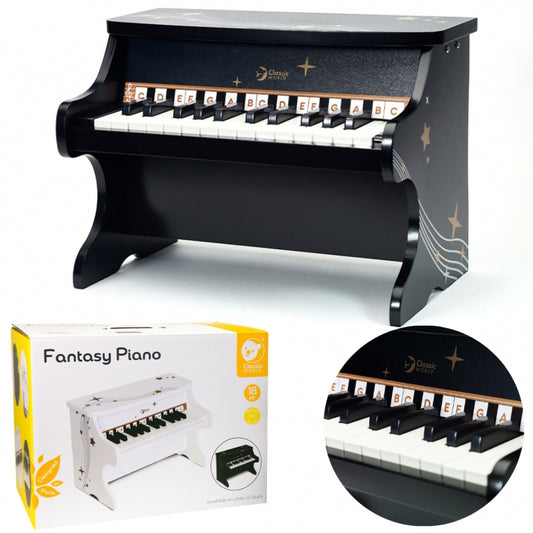 CLASSIC WORLD Piano voor kinderen - Zwart