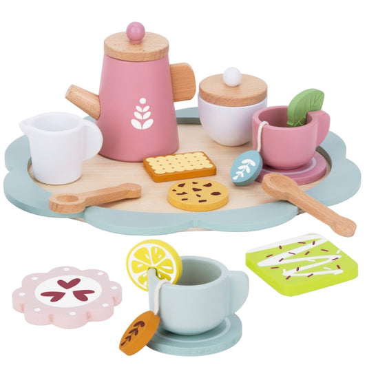 TOOKY TOY Houten Speelgoed Theeset