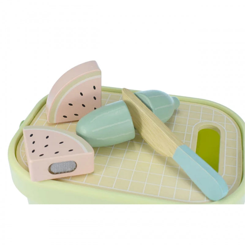 TOOKY TOY Houten Groenten & Fruit Speelgoedeten Set