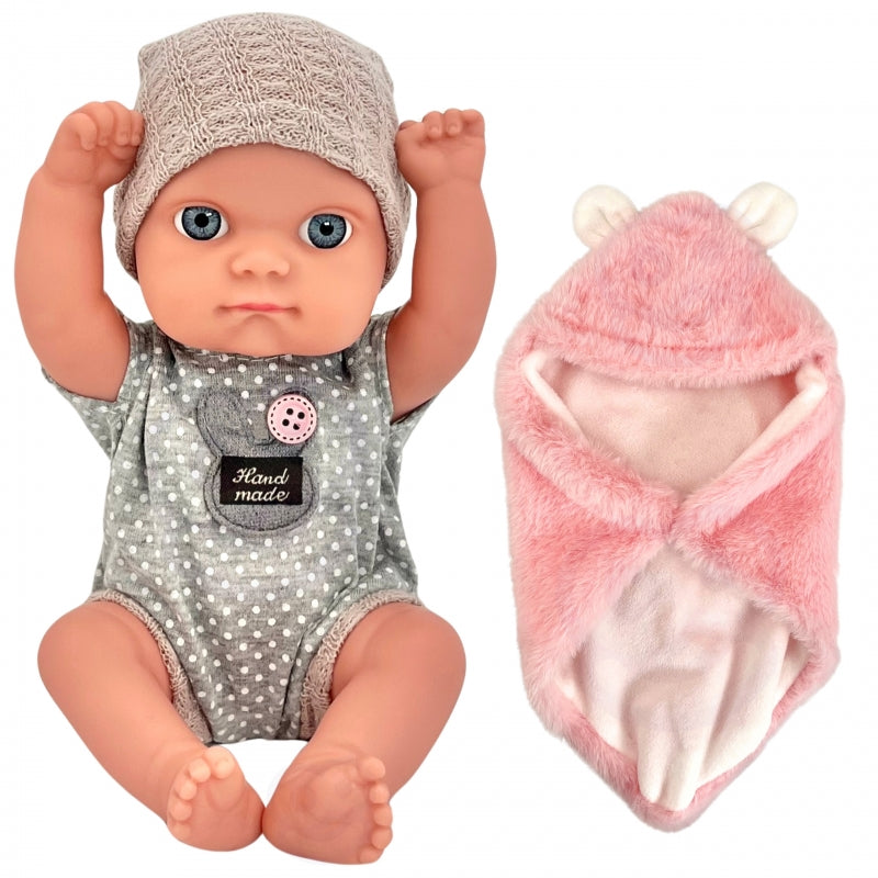 WOOPIE Eerste Babypop met Konijnendeken 23 cm