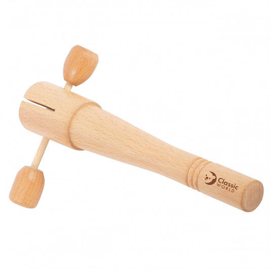 CLASSIC WORLD Houten rammelaar Muziekinstrument
