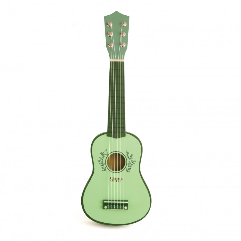 CLASSIC WORLD Houten Gitaar voor Kinderen vanaf 3 jaar - Groen