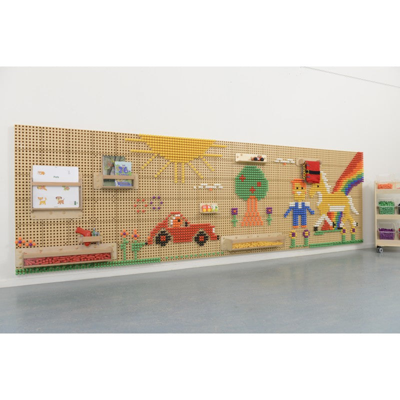 MASTERKIDZ Creatief Wetenschap Bord Wandpaneel 120x80 cm Zonder Montagepaneel