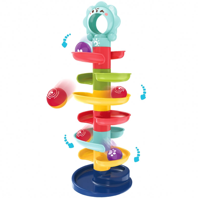WOOPIE BABY Kogelbaan, spiraalbaan inclusief 2 Ballen