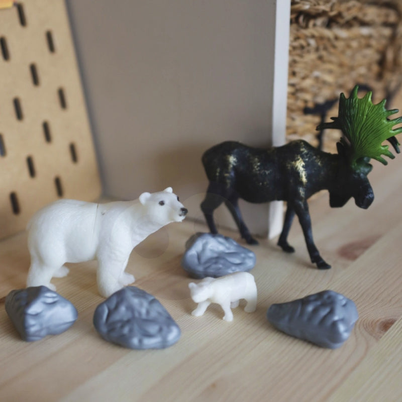 WOOPIE diverse Dieren figuren en beeldjes  XXL – 58 stuks