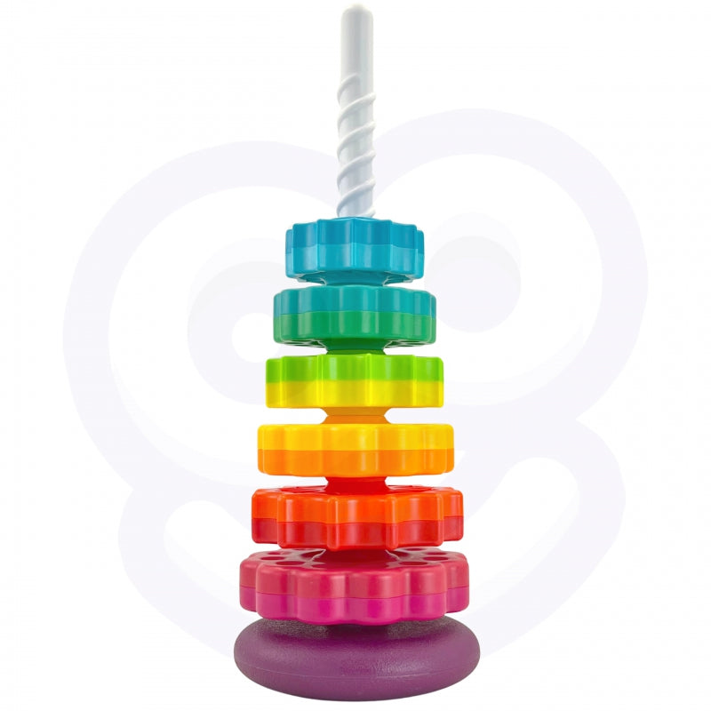 WOOPIE BABY Educatieve Piramide Draaiende Toren - Baby speelgoed