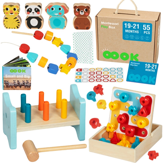 TOOKY TOY speelgoed Box voor 19 - 21 Maanden - XXL