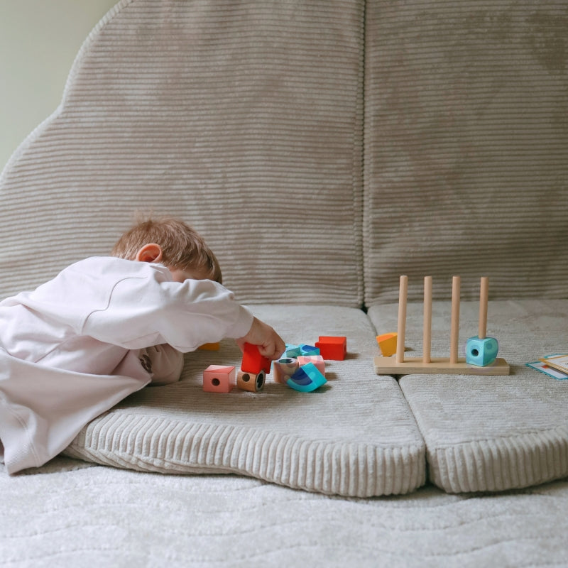 TOOKY TOY Creatieve houten 3D-ruimteblokken krab
