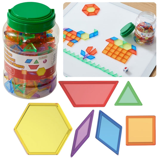 MASTERKIDZ Tangram Mozaïekblokkenset - 140 stuks