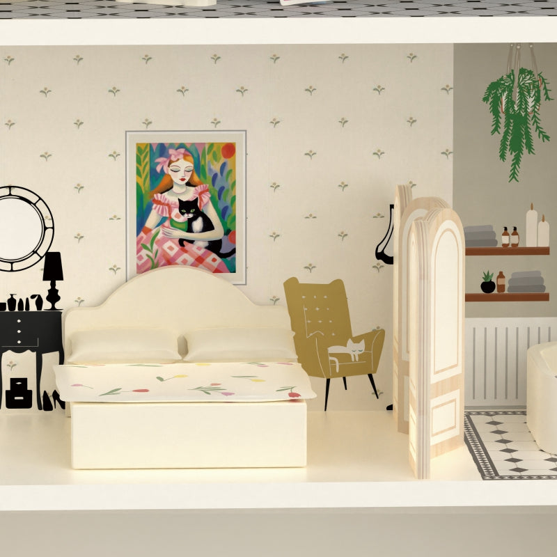 CLASSIC WORLD Houten Vintage Poppenhuis