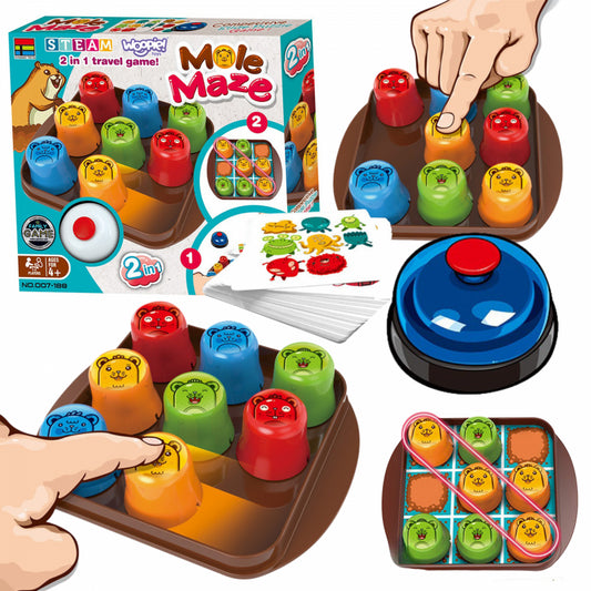 WOOPIE IQ Educatief Patroon spel - Strategie Spel - 2-in-1 leg spel