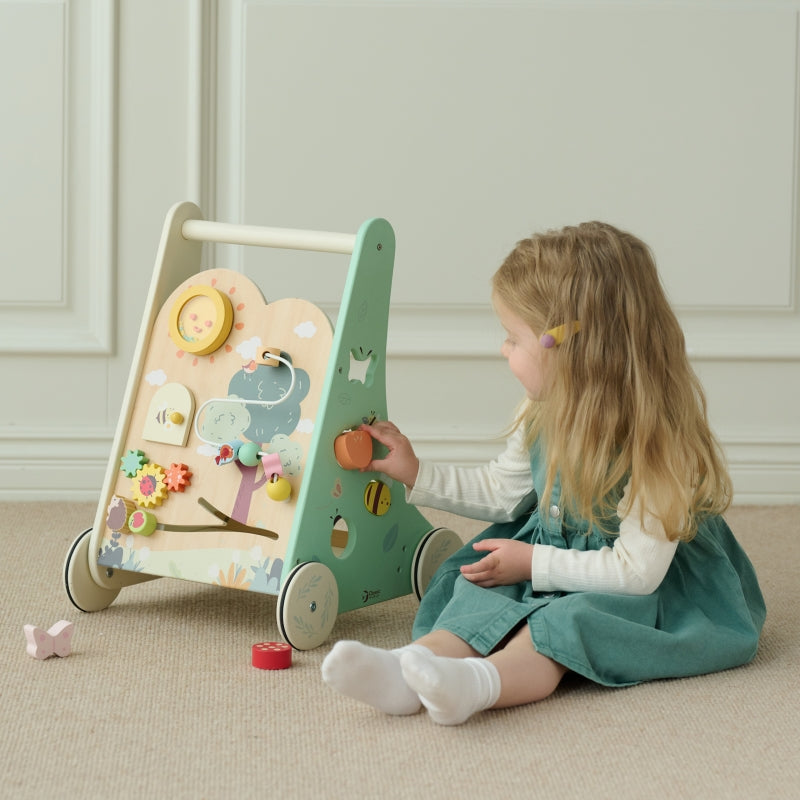CLASSIC WORLD Houten Multifunctionele Duwwagen 8-in-1