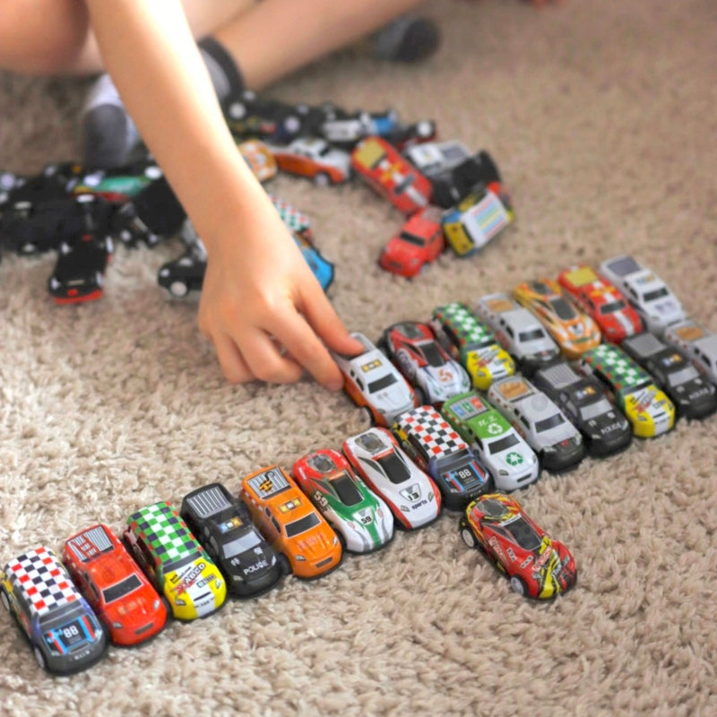 WOOPIE Speelgoed Raceauto Set,  50 diverse speelgoed Auto’s in Doos